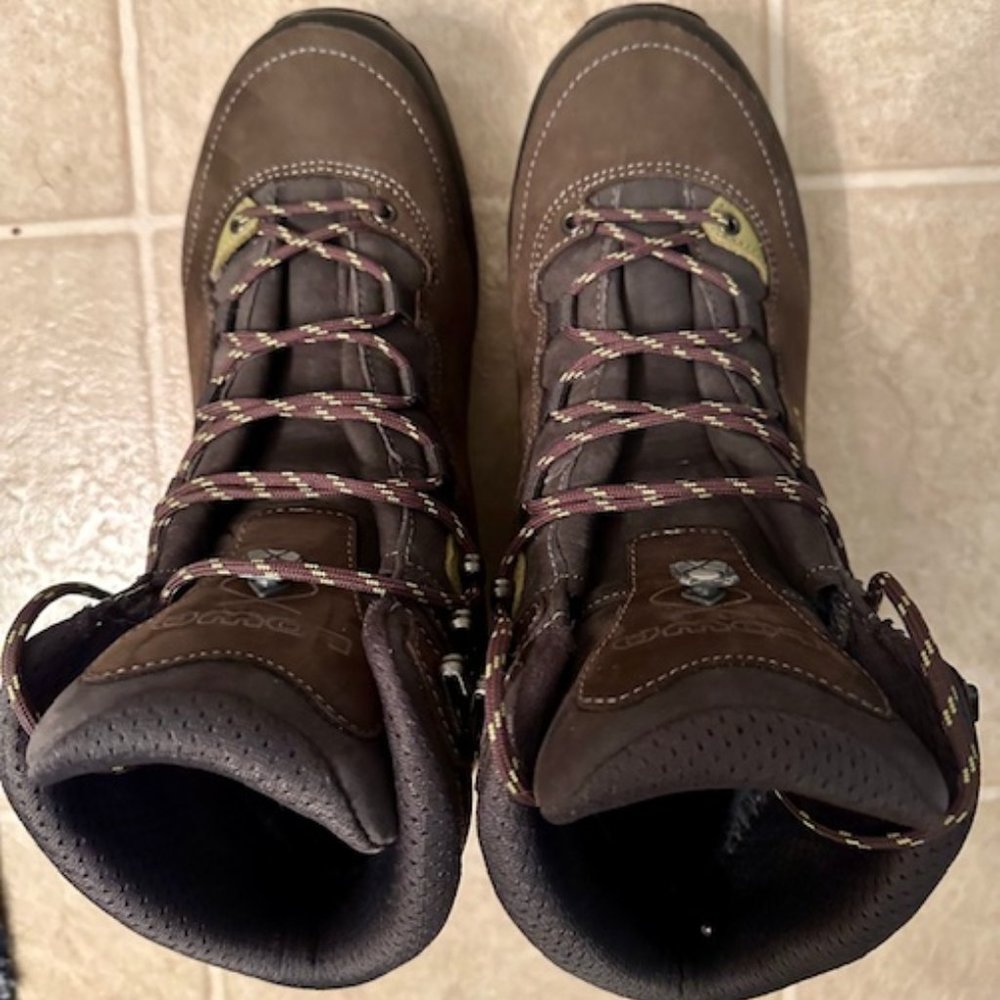 Women's Lowa Lady Light Hiking Boots **BRAND NEW** SLATE/GREEN SIZE 8.0 NO BOX - Picture 7 of 16